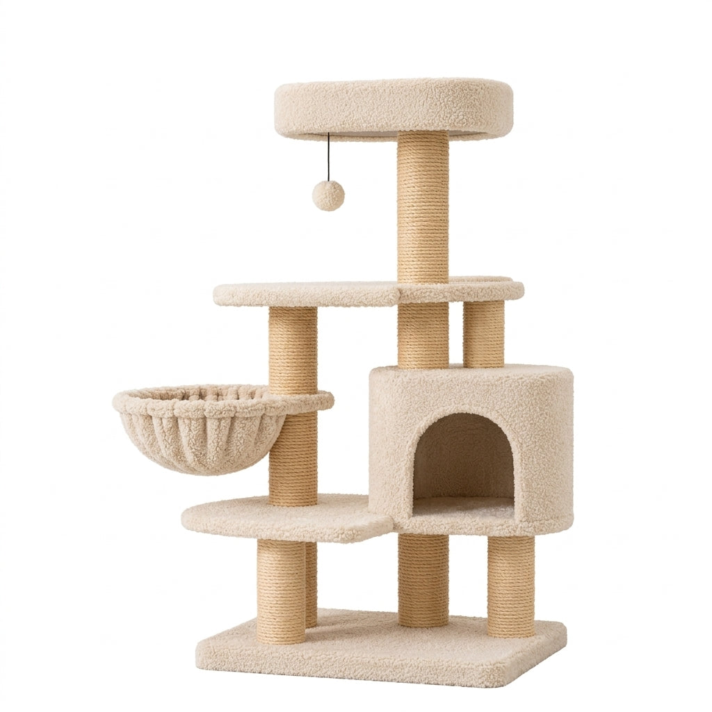 AiewmFan™ Multi-Level Cat Tree Tower