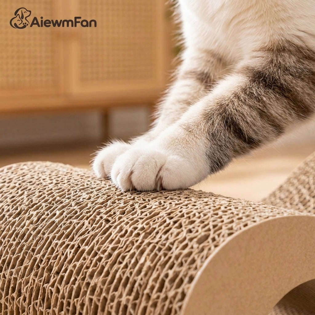 AiewmFan™ Wave Cardboard Cat Scratcher Lounge