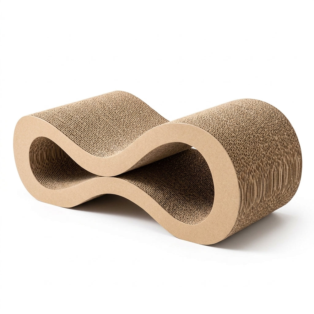 AiewmFan™ Wave Cardboard Cat Scratcher Lounge
