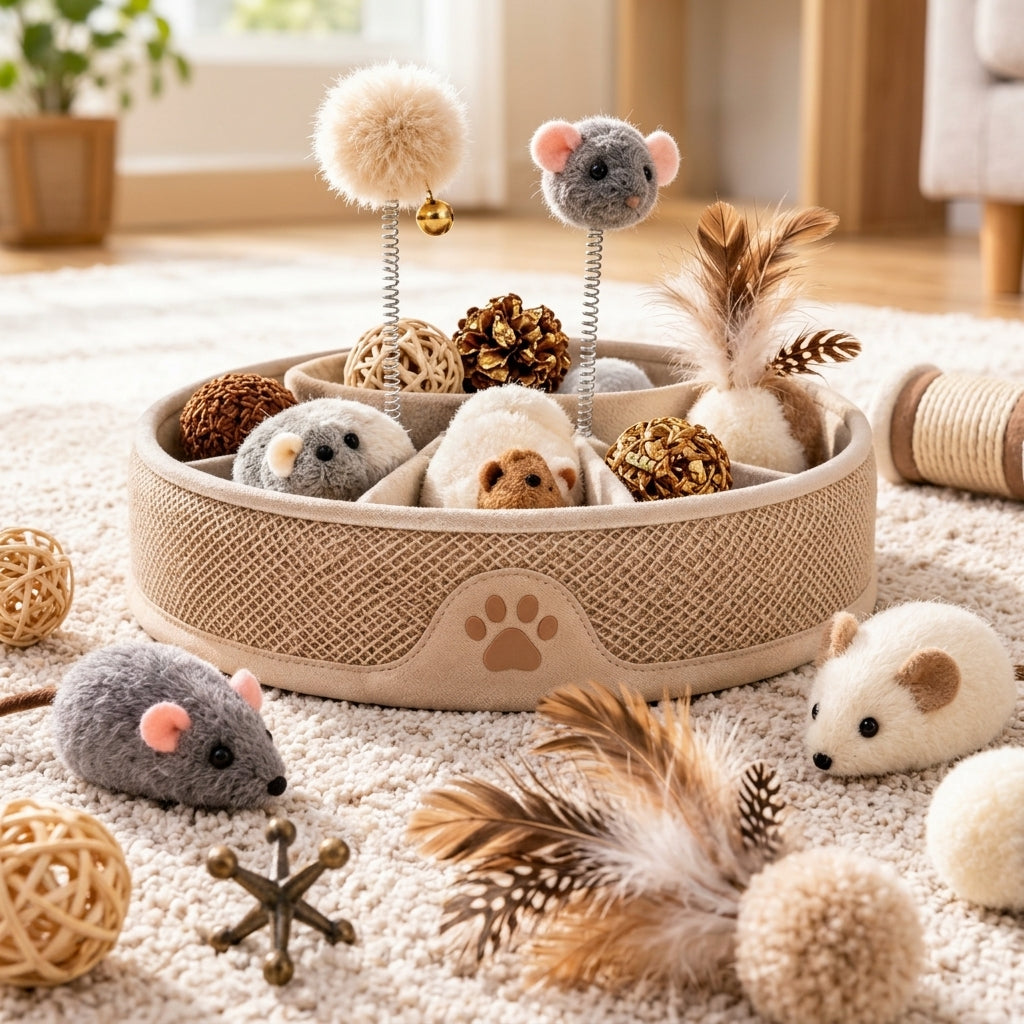AiewmFan™ Interactive Cat Toy Activity Set