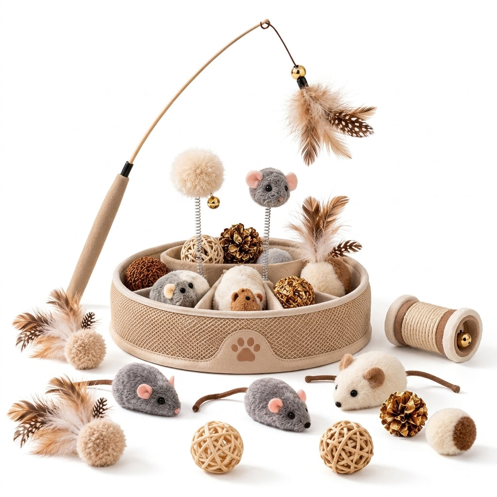 AiewmFan™ Interactive Cat Toy Activity Set