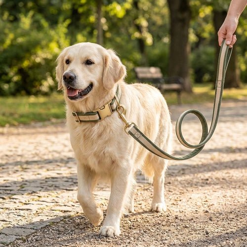 AiewmFan™ Padded Collar & Leash Set