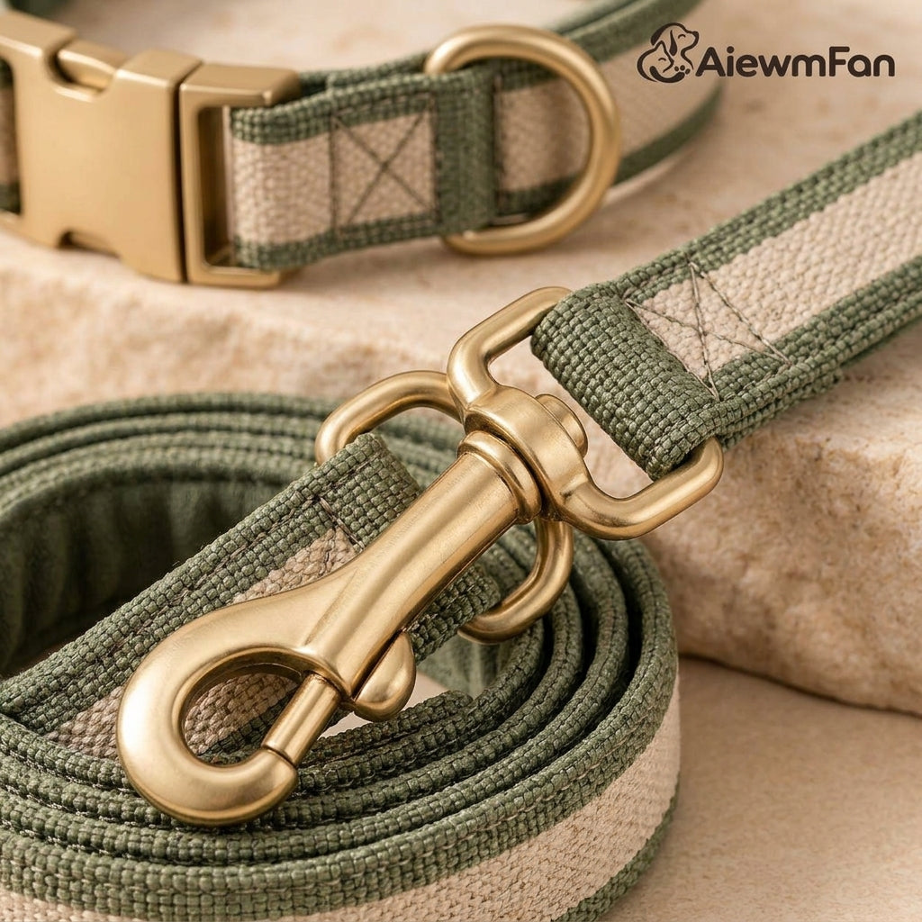 AiewmFan™ Padded Collar & Leash Set