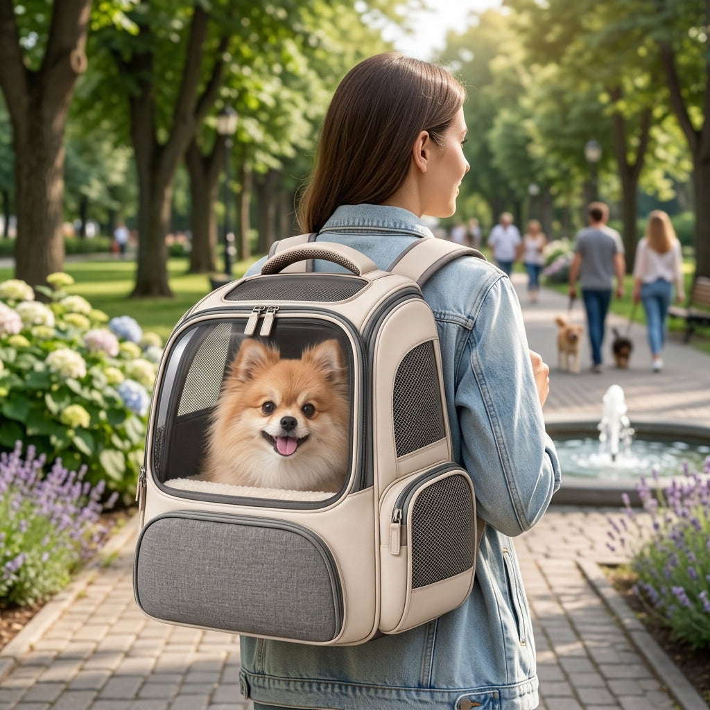 AiewmFan™ Ventilated Pet Carrier Backpack