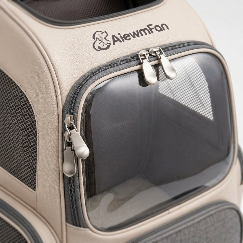 AiewmFan™ Ventilated Pet Carrier Backpack