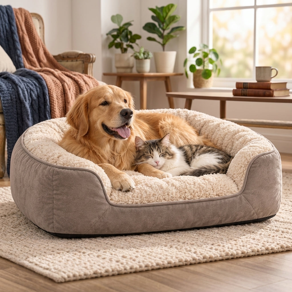 AiewmFan™ Plush Orthopedic Pet Bed