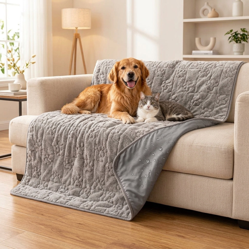 AiewmFan™ Waterproof Plush Pet Blanket